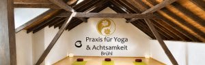 Praxisraum der Praxis für Yoga & Achtsamkeit in Brühl